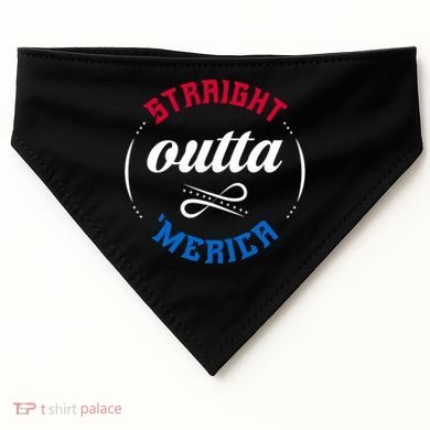 Straight Outta Merica USA-Made Doggie Bandana