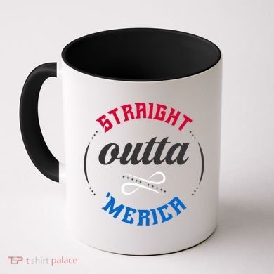 Straight Outta Merica Coffee Mug