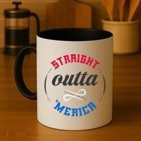 Straight Outta Merica Coffee Mug thumb 4