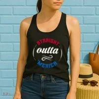 Straight Outta Merica Women's Tank Top thumb 2