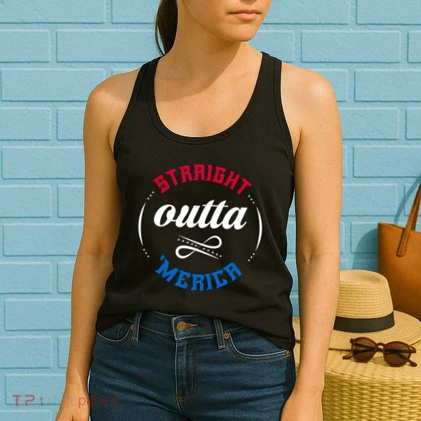 Straight Outta Merica Women's Tank Top
