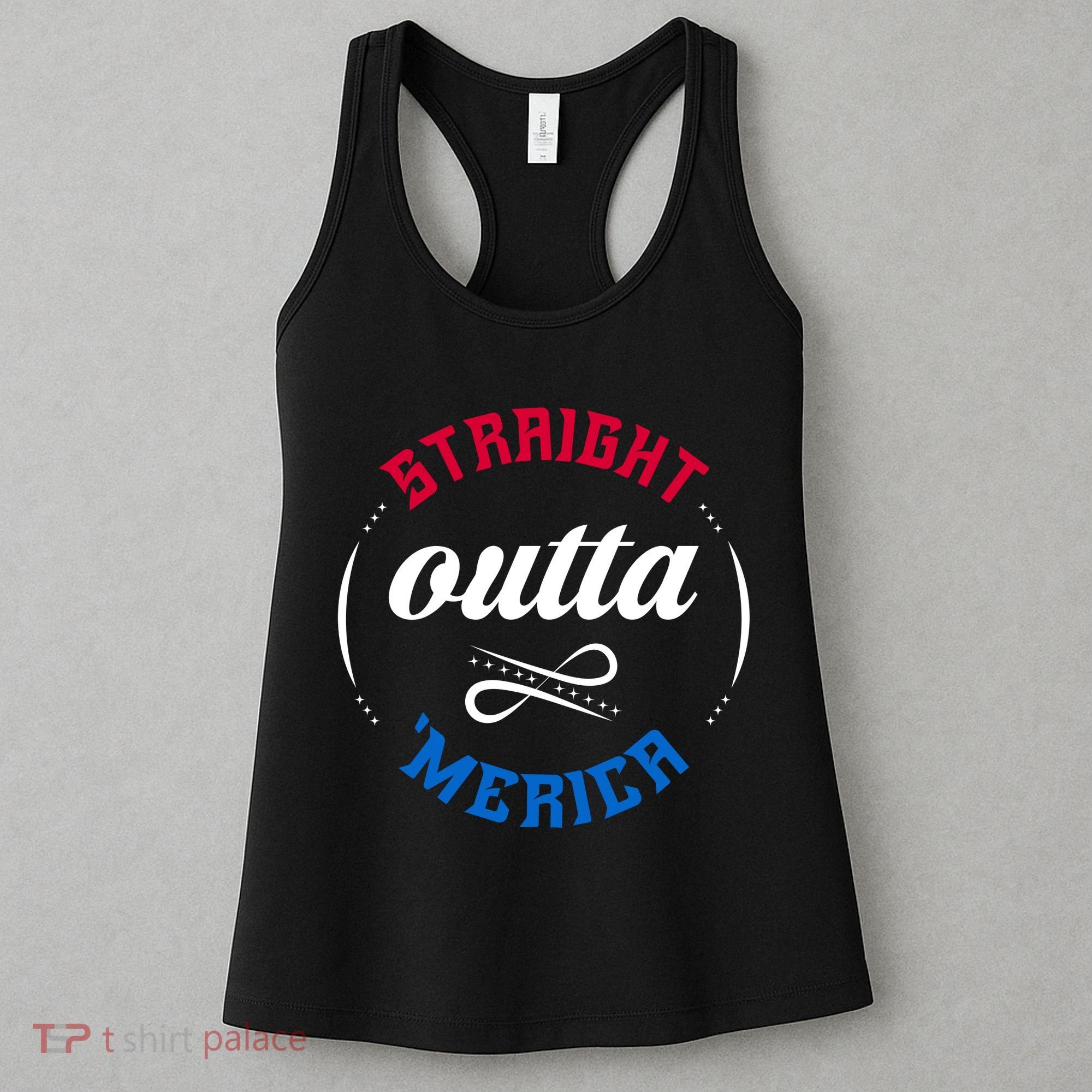 Straight Outta Merica Women's Tank Top