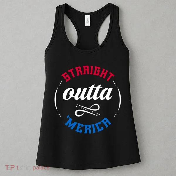 Straight Outta Merica Women's Tank Top
