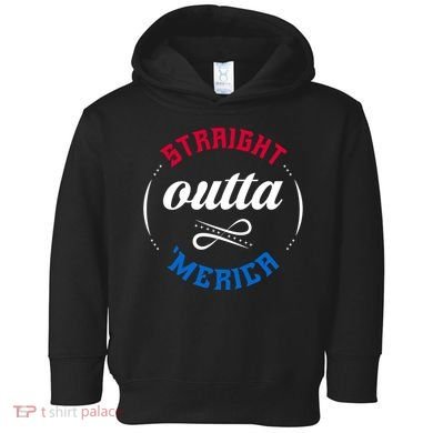 Straight Outta Merica Toddler Hoodie