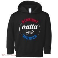 Straight Outta Merica Toddler Hoodie thumb 0