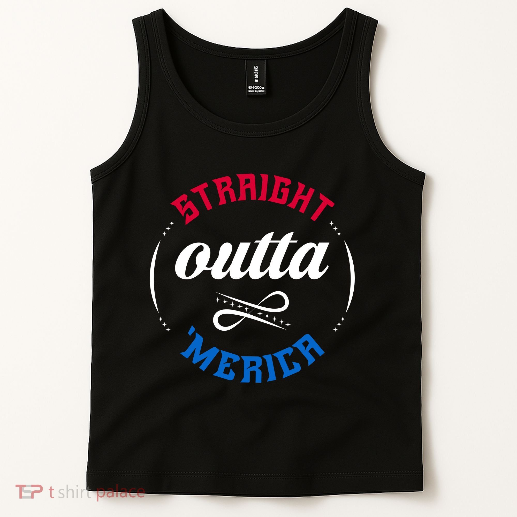 Straight Outta Merica Tank Top