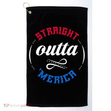 Straight Outta Merica Golf Towel