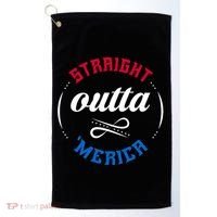 Straight Outta Merica Golf Towel thumb 0