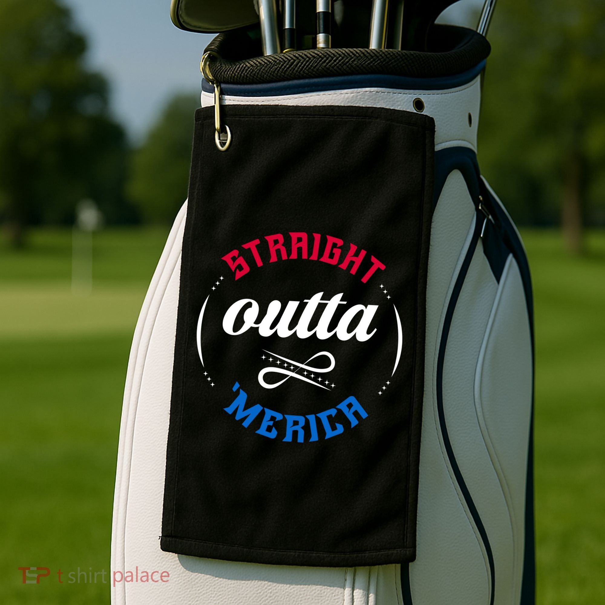 Straight Outta Merica Golf Towel