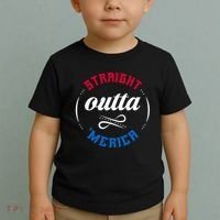Straight Outta Merica Toddler T-Shirt thumb 2