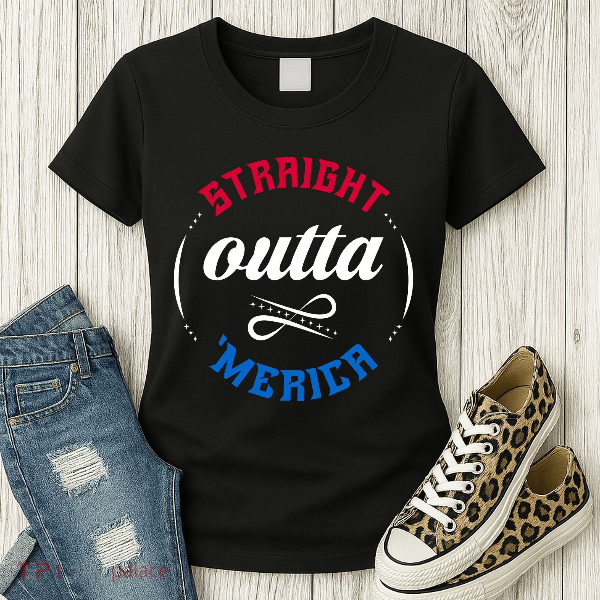 Straight Outta Merica Women's T-Shirt