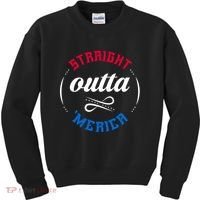 Straight Outta Merica Kids Sweatshirt thumb 0