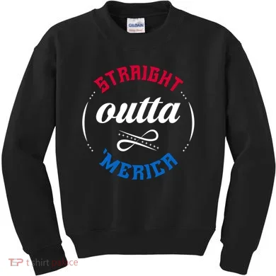 Straight Outta Merica Kids Sweatshirt