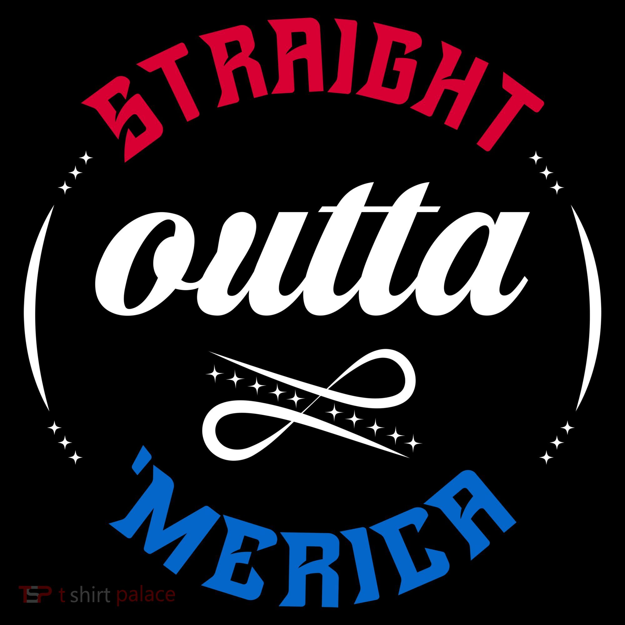 Straight Outta Merica Kids T-Shirt