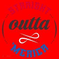 Straight Outta Merica Santa Hat thumb 1