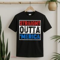 Straight Outta Merica Fourth of July T-Shirt thumb 2