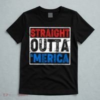 Straight Outta Merica Fourth of July T-Shirt thumb 5