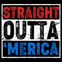 Straight Outta Merica Fourth of July T-Shirt thumb 7