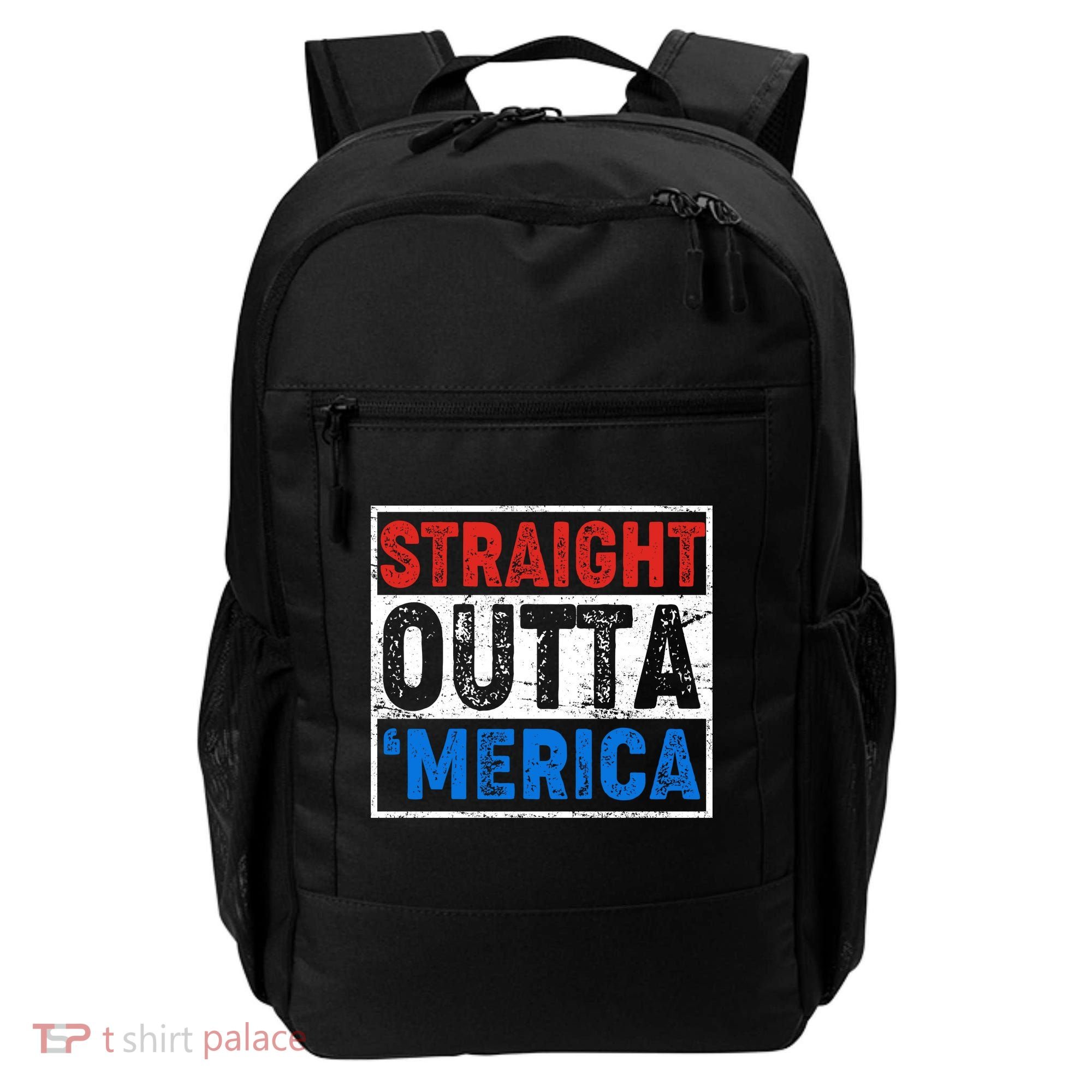 Straight Outta Merica Fourth of July Backpack