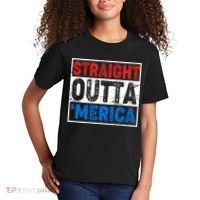 Straight Outta Merica Fourth of July Kids T-Shirt thumb 2
