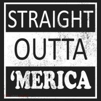 Straight Outta 'Merica USA America Distressed Hat thumb 2