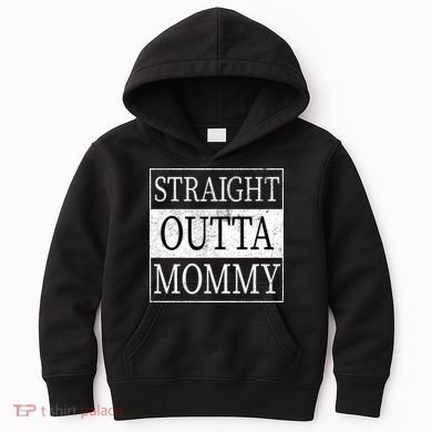 Straight Outta Mommy Kids Hoodie