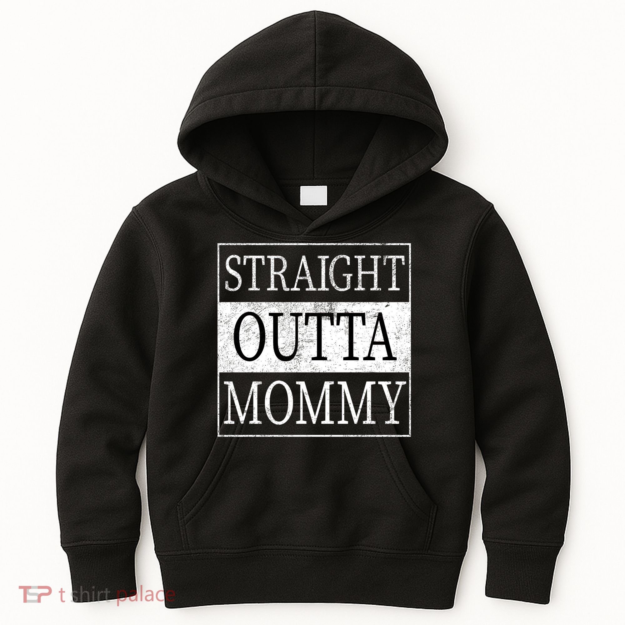 Straight Outta Mommy Kids Hoodie