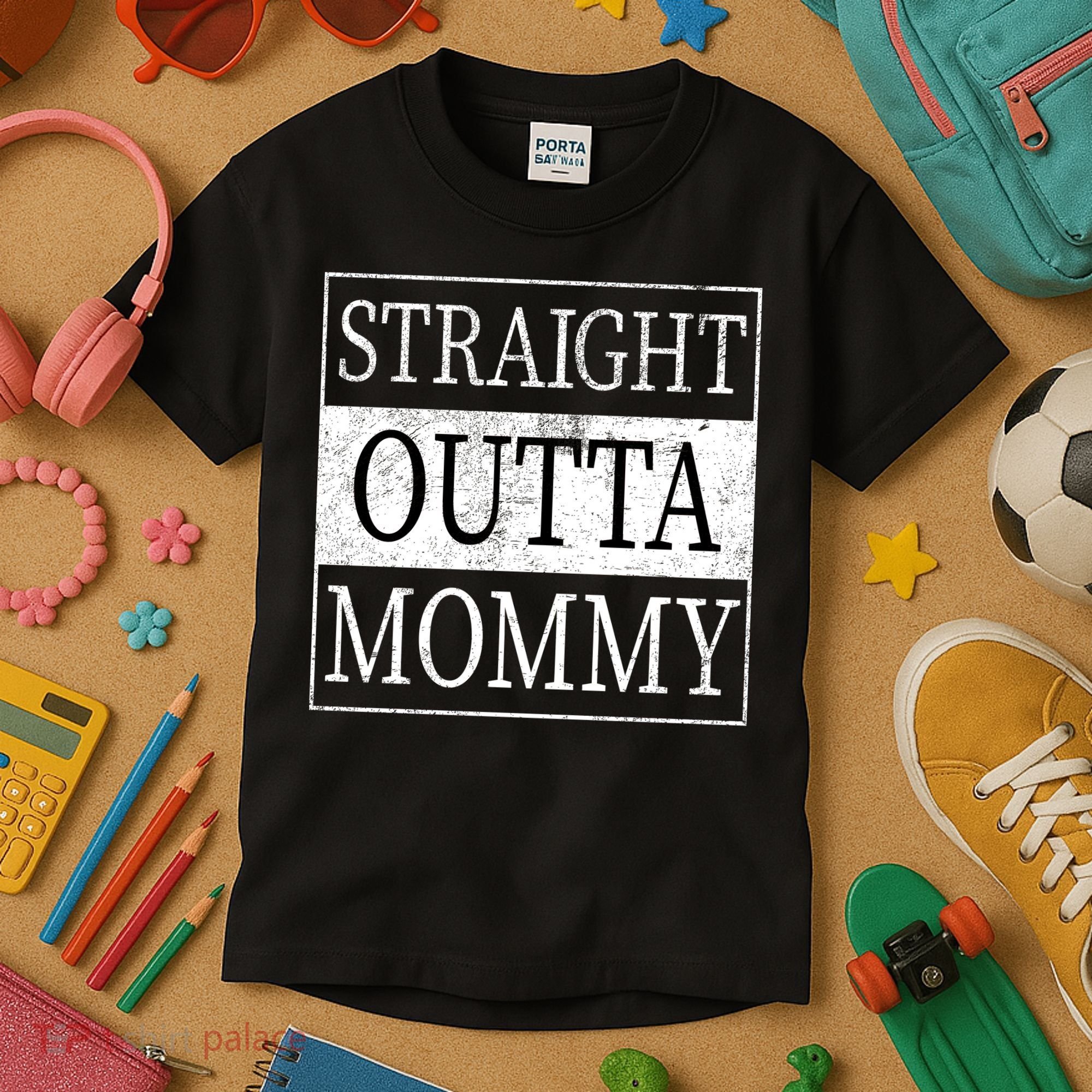 Straight Outta Mommy Kids T-Shirt