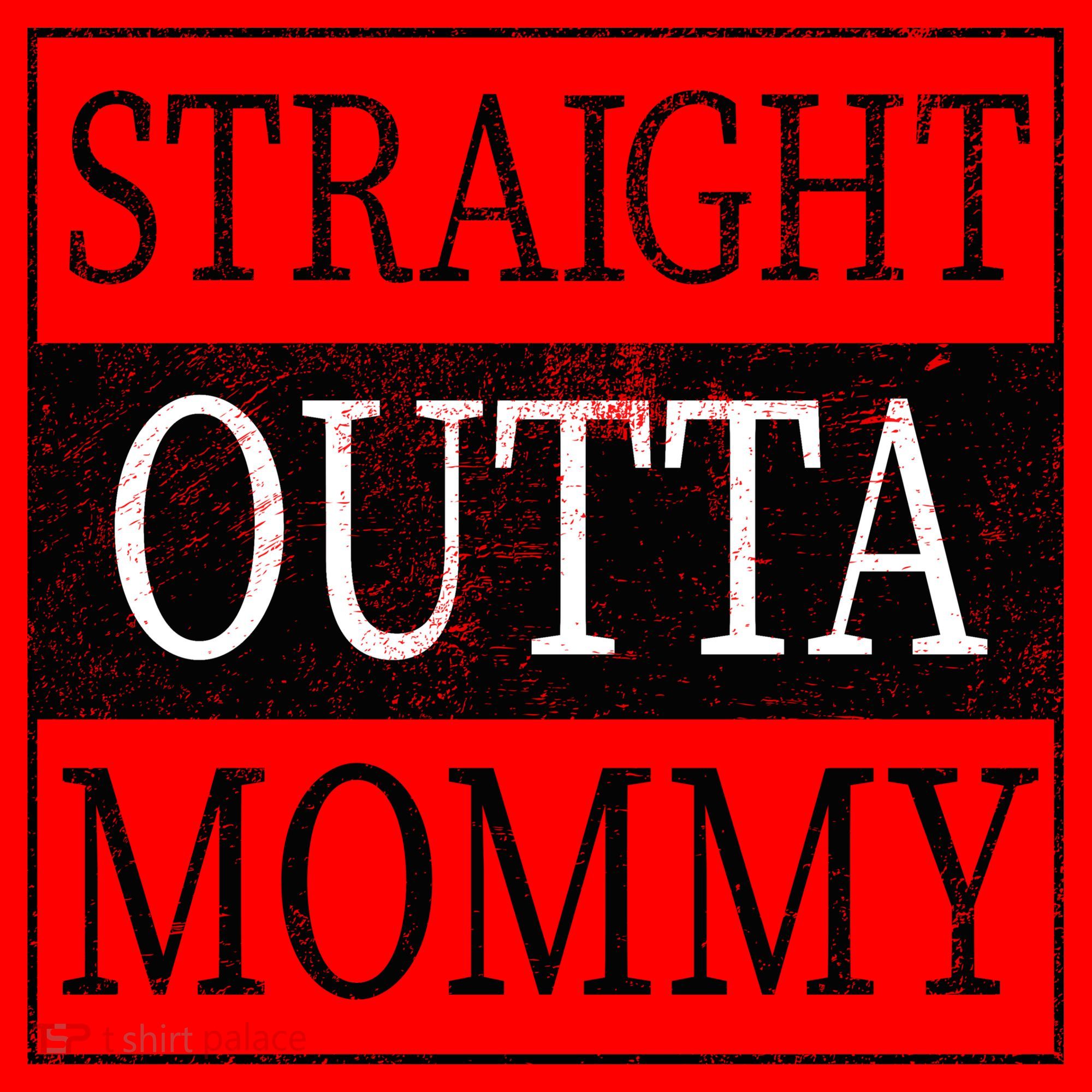 Straight Outta Mommy Santa Hat