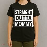 Straight Outta Mommy Funny T-Shirt thumb 4