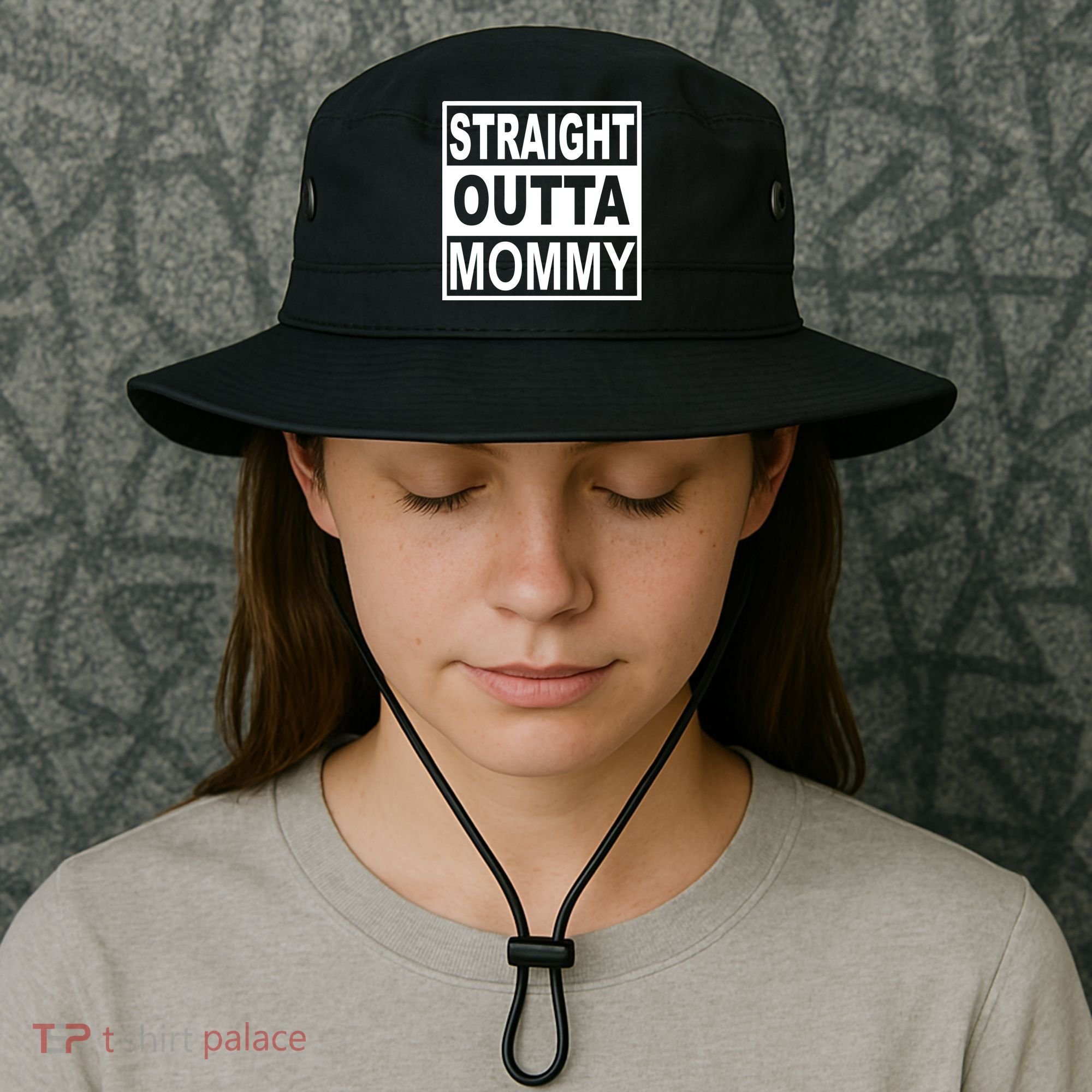 Straight Outta Mommy Funny Bucket Hat