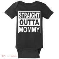 Straight Outta Mommy Funny Baby Bodysuit thumb 0
