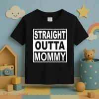 Straight Outta Mommy Funny Toddler T-Shirt thumb 3