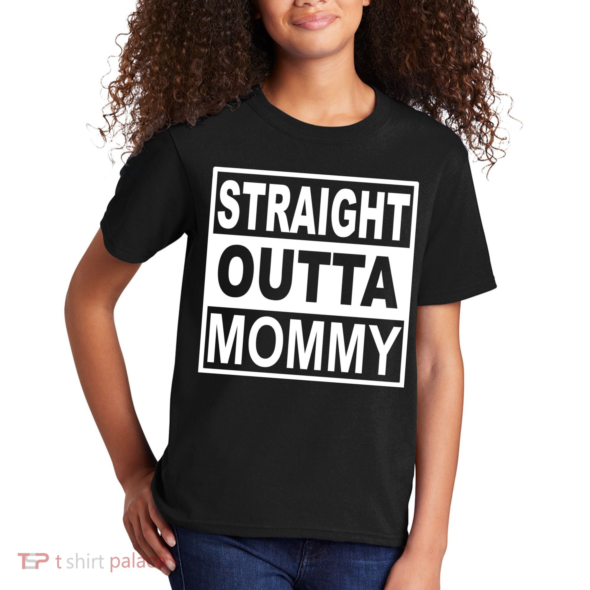 Straight Outta Mommy Funny Kids T-Shirt
