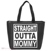 Straight Outta Mommy Funny Tote Bag thumb 0