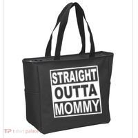 Straight Outta Mommy Funny Tote Bag thumb 2