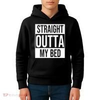 Straight Outta My Bed Kids Hoodie thumb 4
