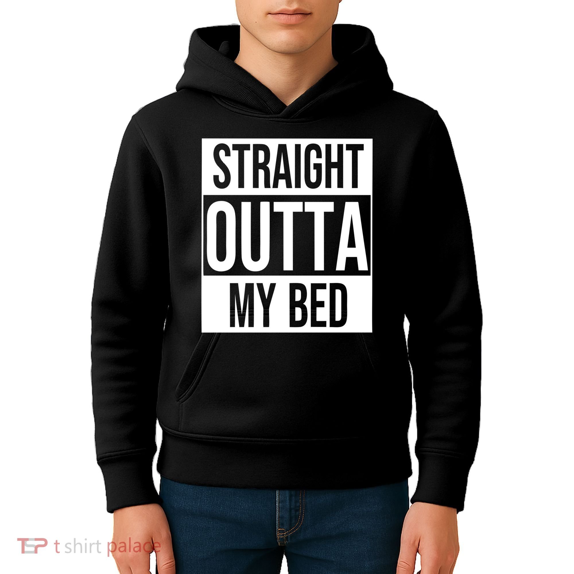 Straight Outta My Bed Kids Hoodie