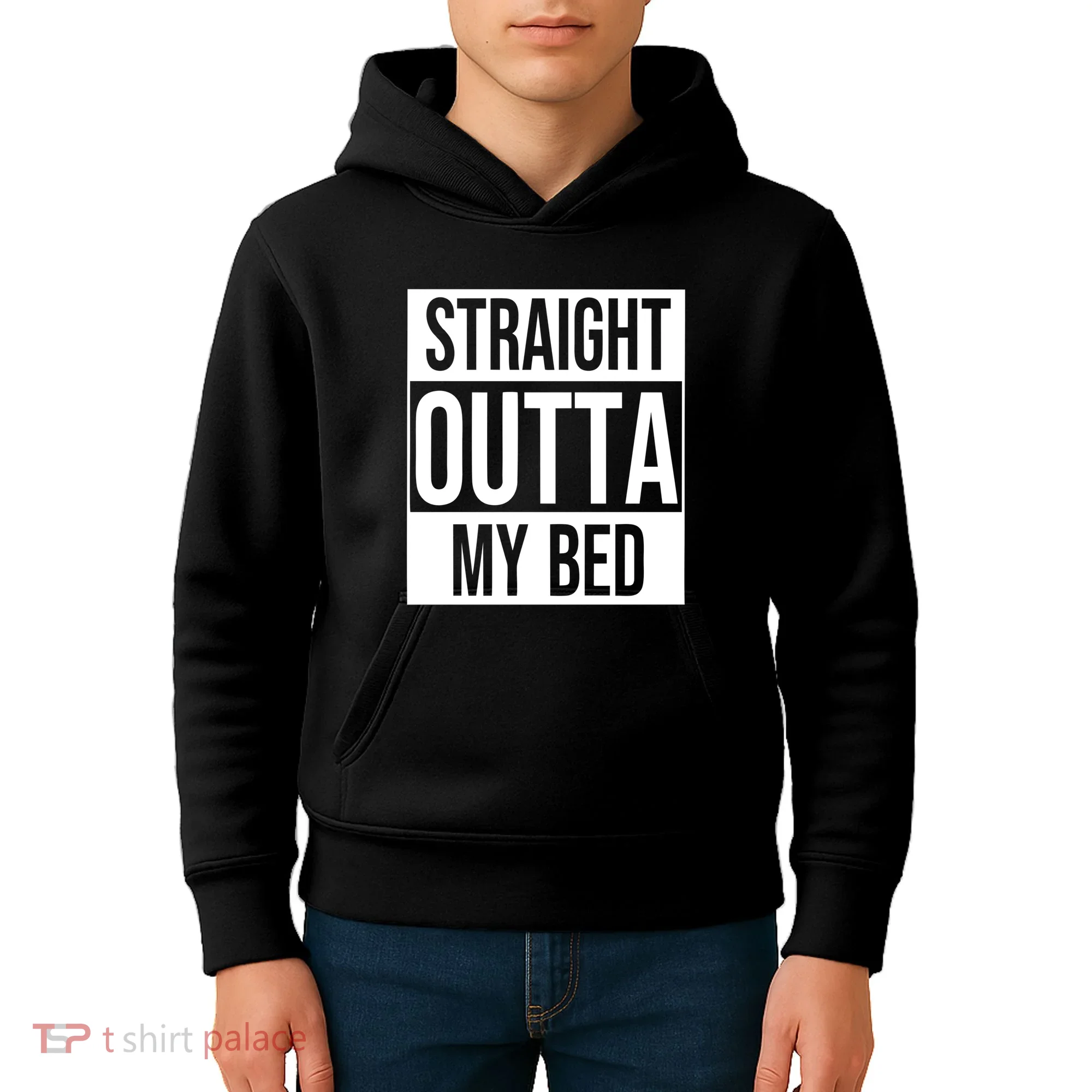 Straight Outta My Bed Kids Hoodie