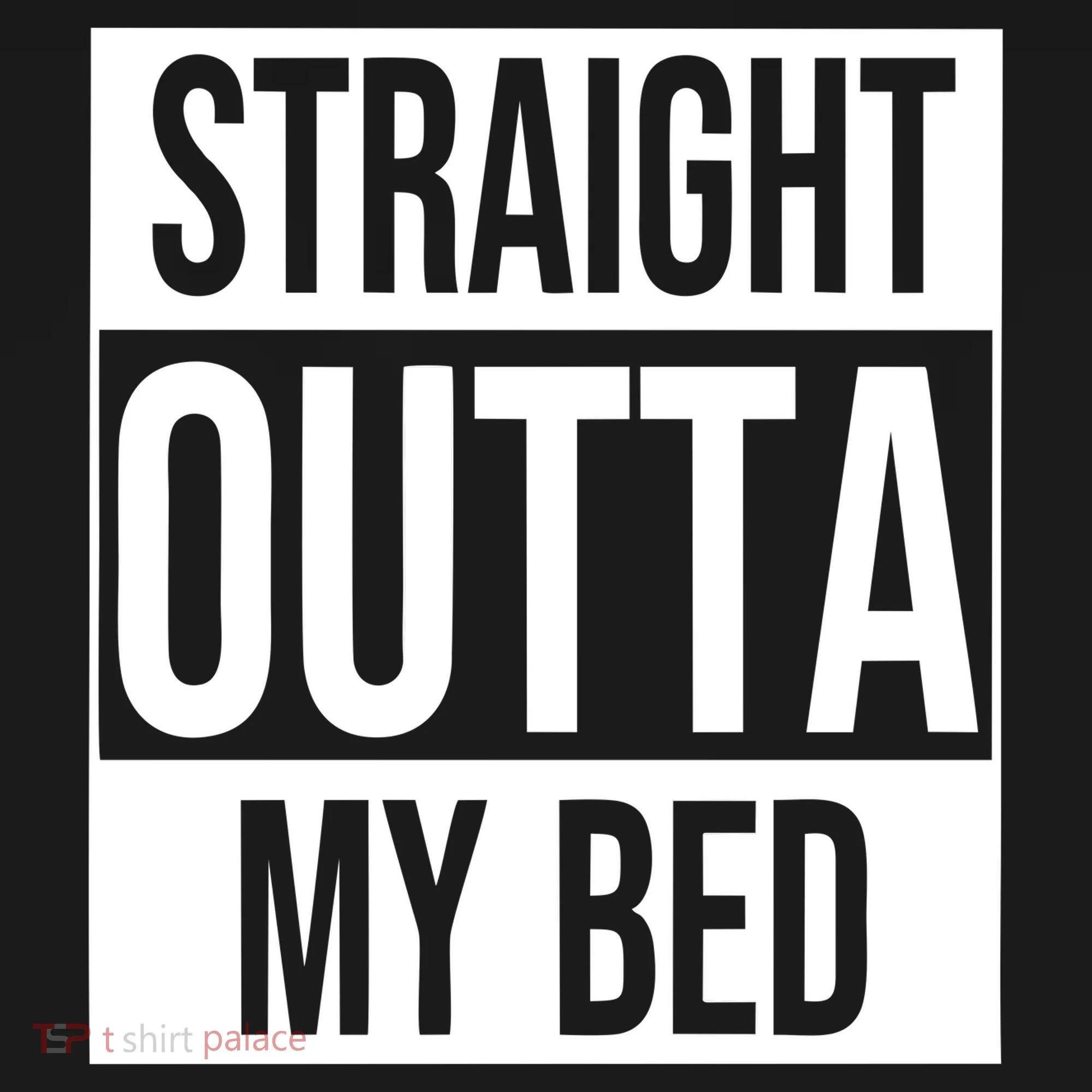 Straight Outta My Bed Kids Hoodie