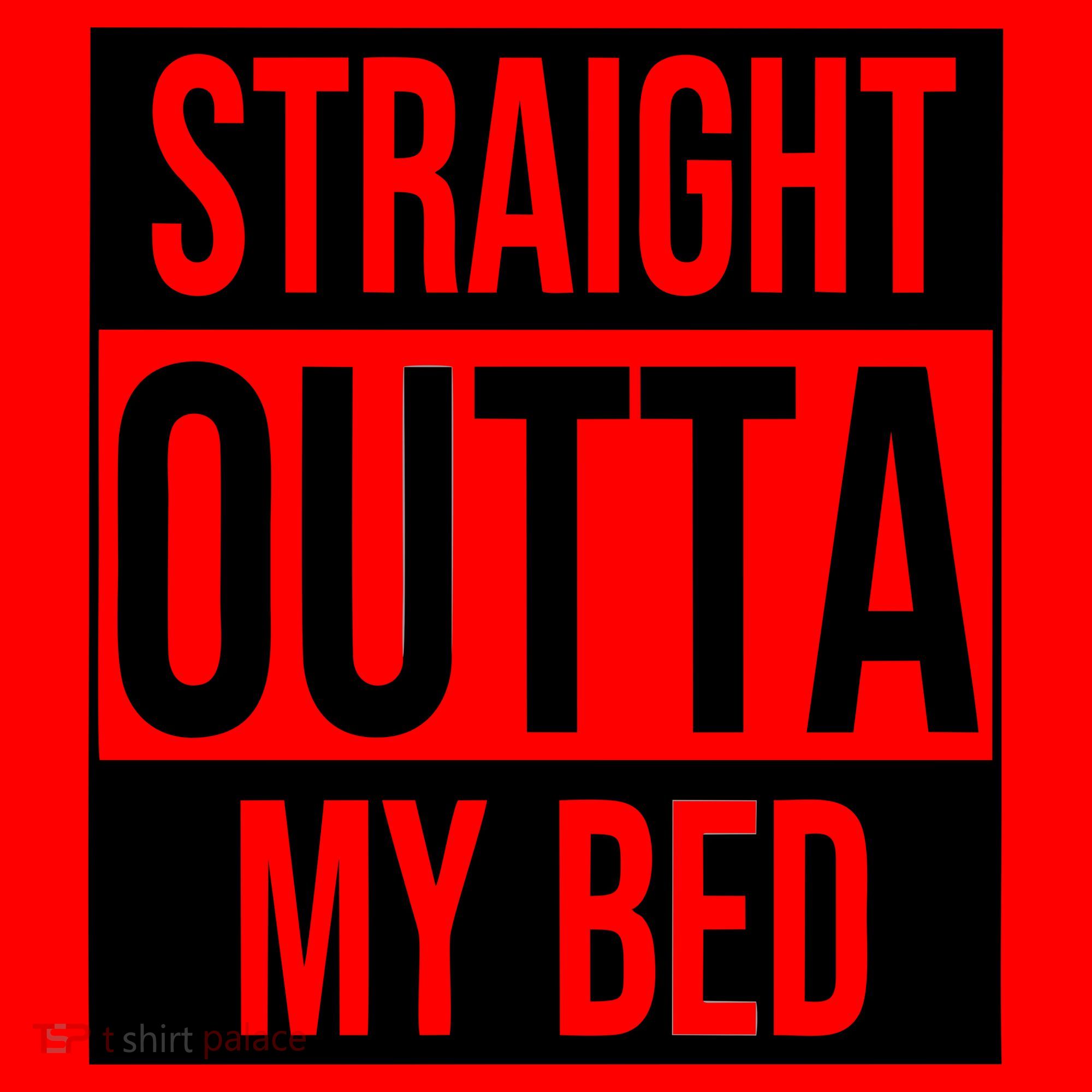 Straight Outta My Bed Santa Hat