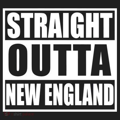Straight Outta New England Comfort Colors Boxy T-Shirt