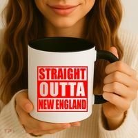 Straight Outta New England Coffee Mug thumb 3