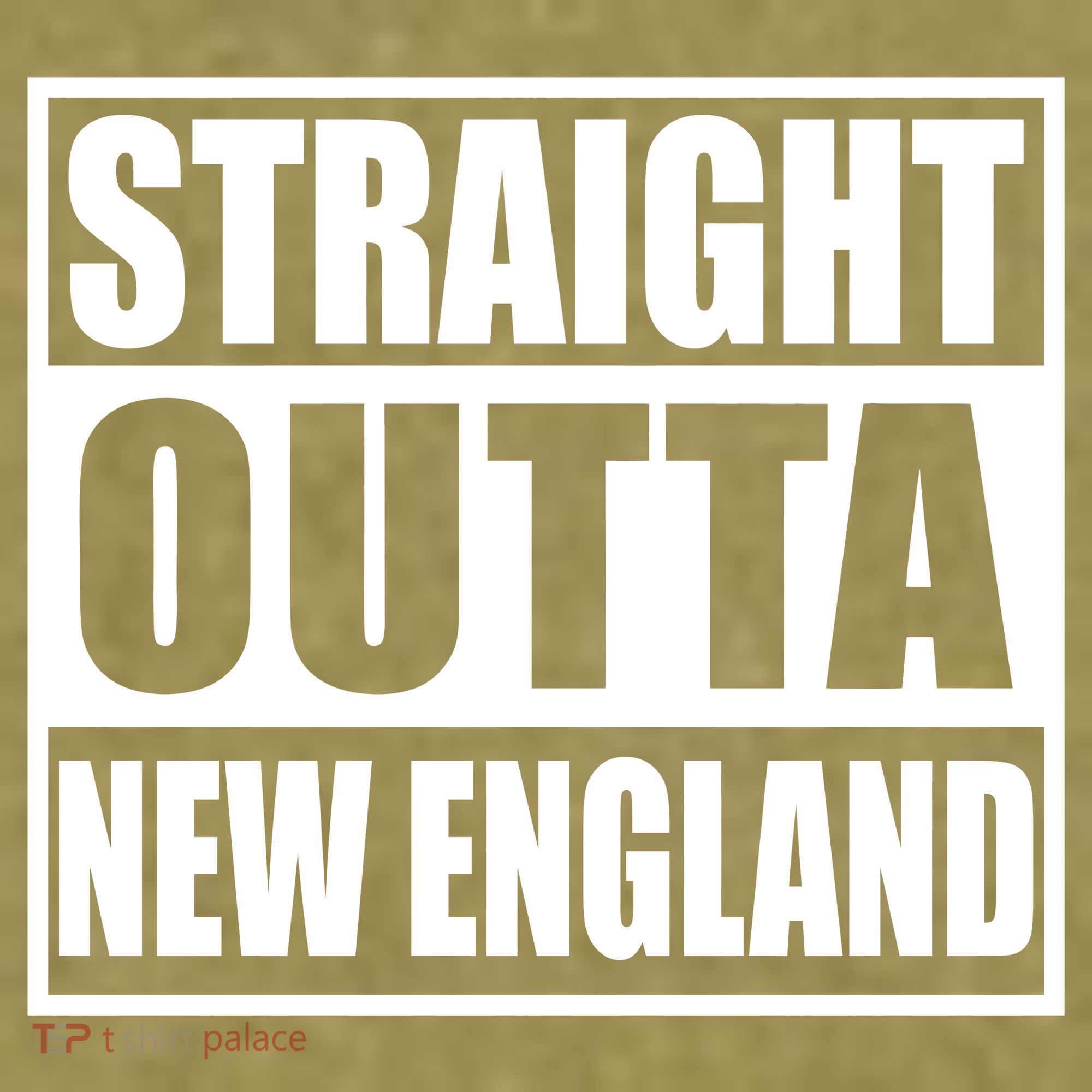 Straight Outta New England Garment-Dyed Women's Muscle Tee