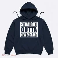 Straight Outta New England Hoodie thumb 0