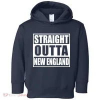 Straight Outta New England Toddler Hoodie thumb 0