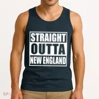 Straight Outta New England Tank Top thumb 3
