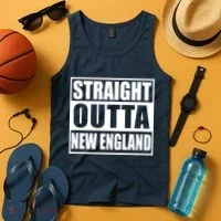 Straight Outta New England Tank Top thumb 4
