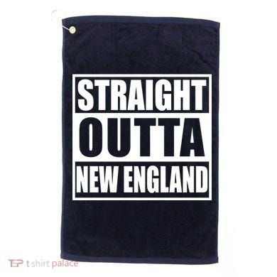 Straight Outta New England Golf Towel