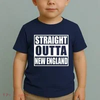 Straight Outta New England Toddler T-Shirt thumb 2